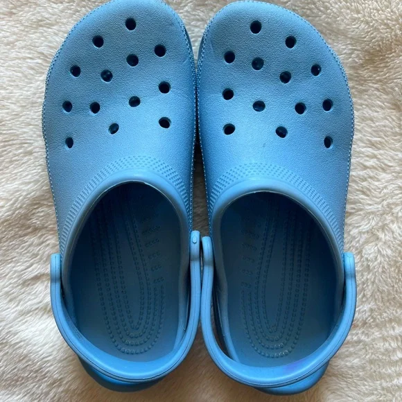 CROCS Womens Sky Blue Sandals - Picture 2 of 5
